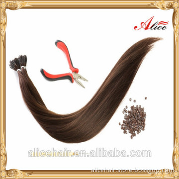Cheap price grade aaaaa double drawn micro rings hair extensions